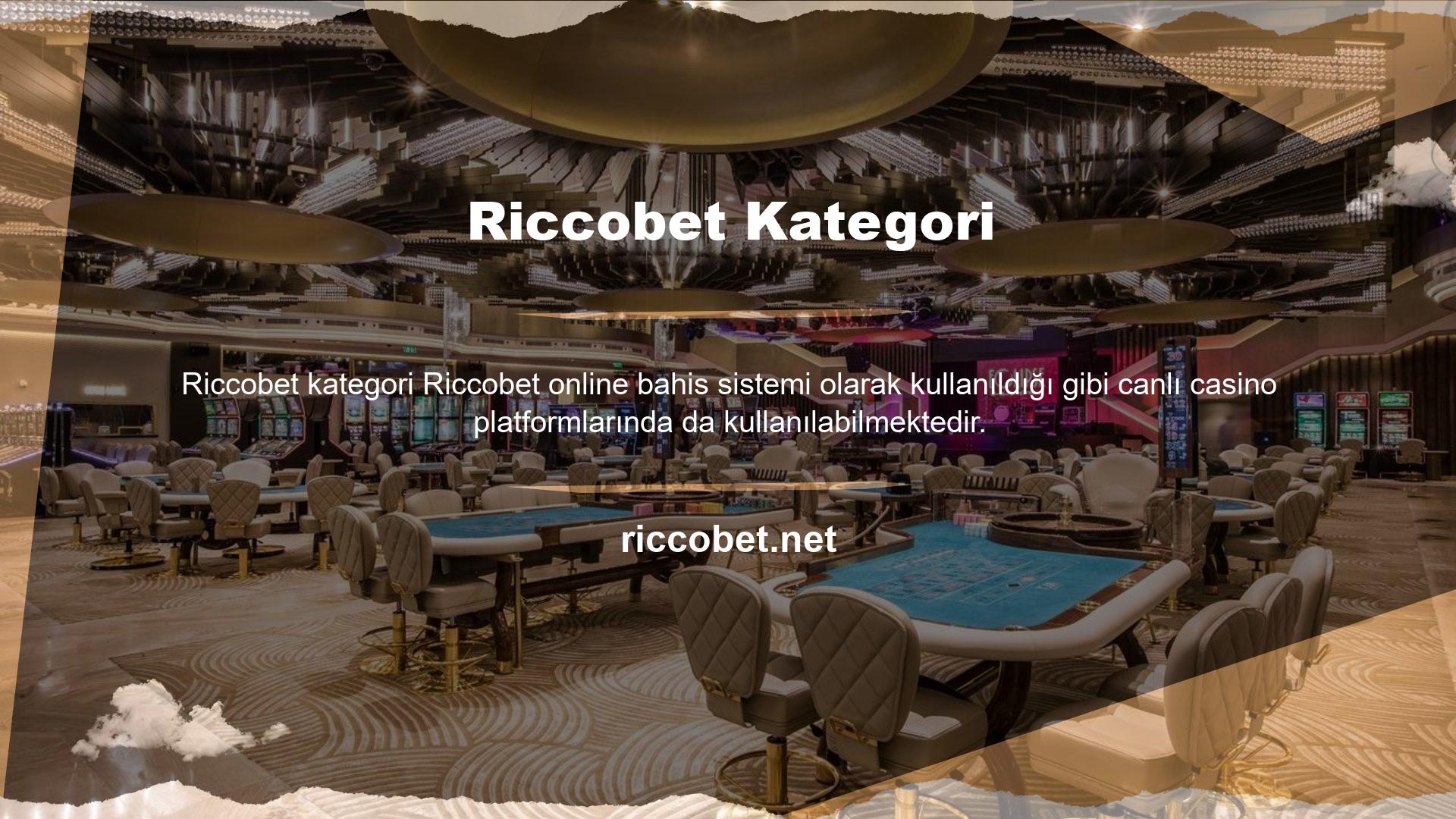 Riccobet bu, en kapsamlı sitelerden biridir;

	Üst Alt
	Turnuvalar

Riccobet Giriş AdresiHemen adres değişikliği talebinde bulunmaya başlayabilir ve bu sayede deneyimli sitelerde yer alan sektördeki Riccobet katılabilirsiniz