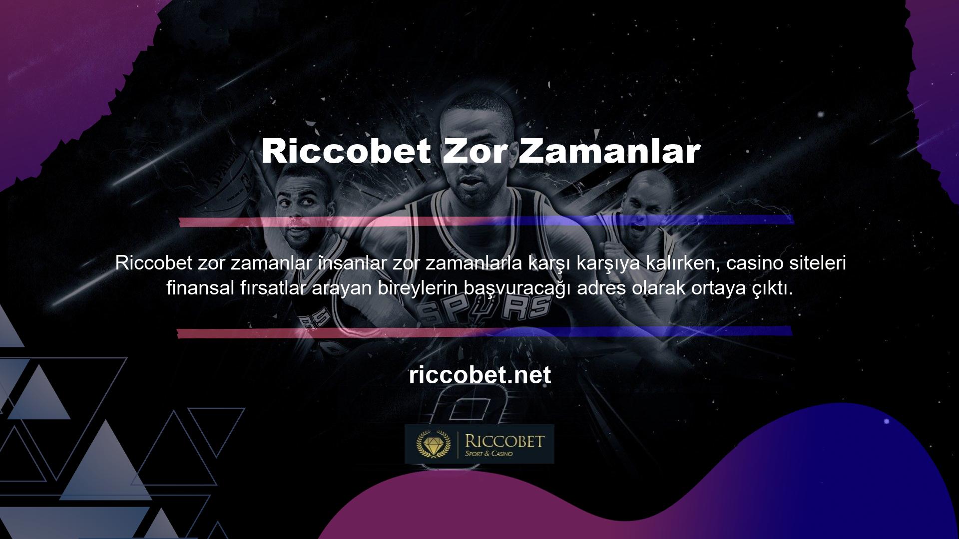 Casino sitesi Riccobet koronavirüs nedeniyle evde kalmak zorunda kalan bireylerin maddi ihtiyaçlarını karşılamaya yönelik tedbirler uygulayarak gelirinde artış yaşadı